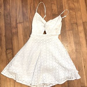 Shein white dress